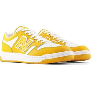 New Balance Men’s 480 V1 Sneakers(White/Varsity Gold)