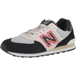 New Balance Men’s 574 Vulc Sneakers(Black/Red)
