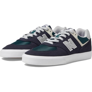 New Balance Men’s 574 Vulc Sneakers(Navy/Grey)