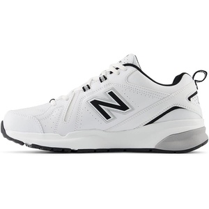 New Balance Men’s 608 V5(White/Black/Silver Metallic)