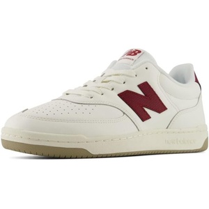 New Balance Men’s 80 Sneaker | Casual Shoes(Sea Salt/Podium Red)