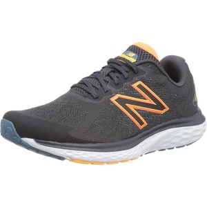 New Balance Men’s Fresh Foam 680 V7 Running Shoe | Casual Shoes(Black/Vibrant Orange/Vibrant Apricot)