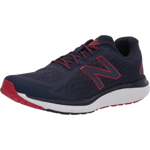 New Balance Men’s Fresh Foam 680 V7 Running Shoe | Casual Shoes(Navy/Team Red)