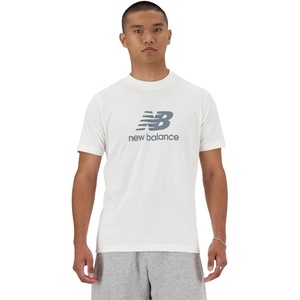 New Balance Men’s Sport Essentials Logo T-Shirt(White)