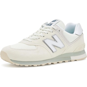 New Balance Unisex-Adult 574 Sneaker(Black/Nb 103 White)