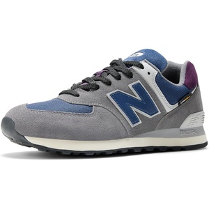 New Balance Unisex-Adult 574 V2 | Casual Shoes(Grey/Navy)