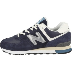 New Balance Unisex-Adult 574 V2 | Casual Shoes(Navy With Sea Salt)