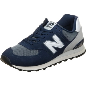 New Balance Unisex-Adult 574 V2 | Casual Shoes(Navy/White)