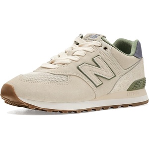 New Balance Unisex-Adult 574 V2 | Casual Shoes(Off White/Darker Nb Navy)