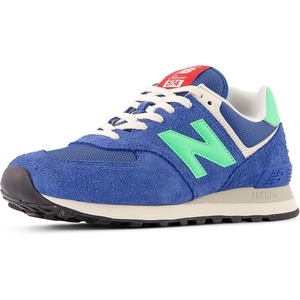 New Balance Unisex-Adult U574v1 | Casual Shoes(Blue Agate/Lime Leaf)