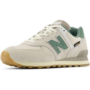 New Balance Unisex-Adult U574v1 | Casual Shoes(Calcium/New Spruce)