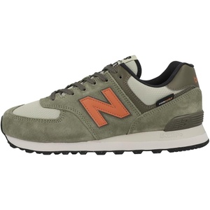 New Balance Unisex-Adult U574v1 | Casual Shoes(Dark Olivine/Infield Clay/Black)