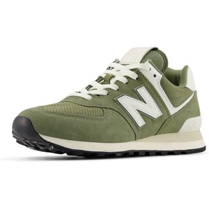 New Balance Unisex-Adult U574v1 | Casual Shoes(Dark Olivine/Sea Salt)