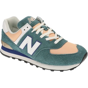 New Balance Unisex-Adult U574v1 | Casual Shoes(New Spruce/Peach Blossom)