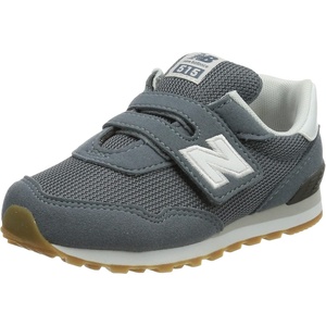 New Balance Unisex-Child 515 V1 Hook & Loop | Walking Shoes(Ocean Grey/White)
