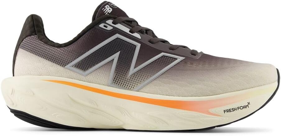 image:imageNew Balance Mens Fresh Foam X 1080 V14 Running ShoeBlack CementAngoraHot Mango