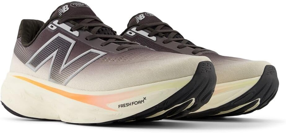 image:imageNew Balance Mens Fresh Foam X 1080 V14 Running ShoeBlack CementAngoraHot Mango