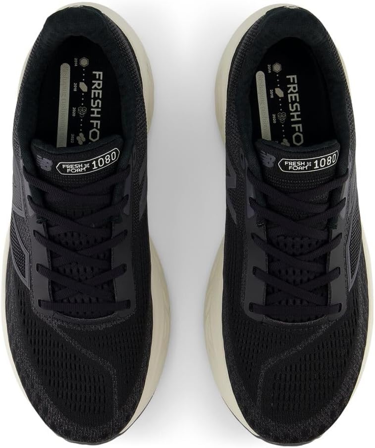 image:imageNew Balance Mens Fresh Foam X 1080 V14 Running ShoeBlackMagnetLinen