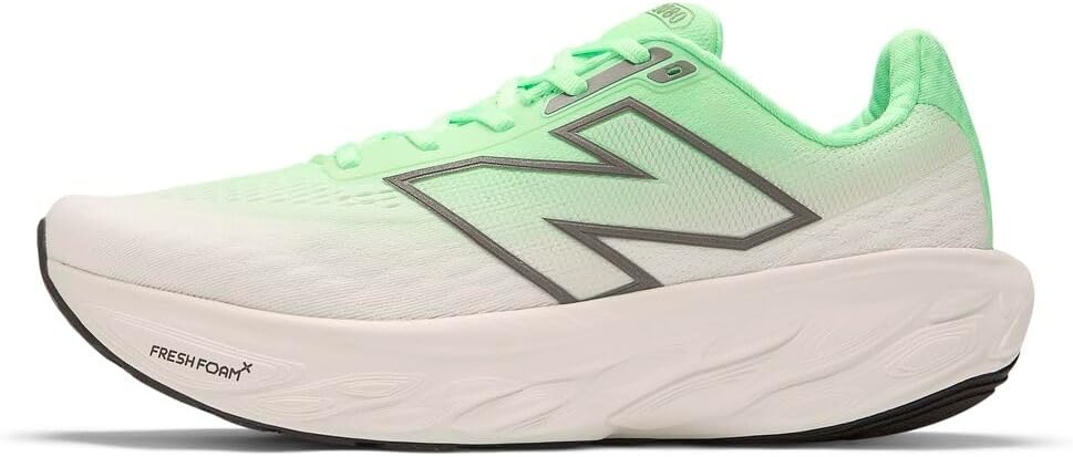 image:imageNew Balance Mens Fresh Foam X 1080 V14 Running ShoeElectric JadeReflectionDark Silver Metallic