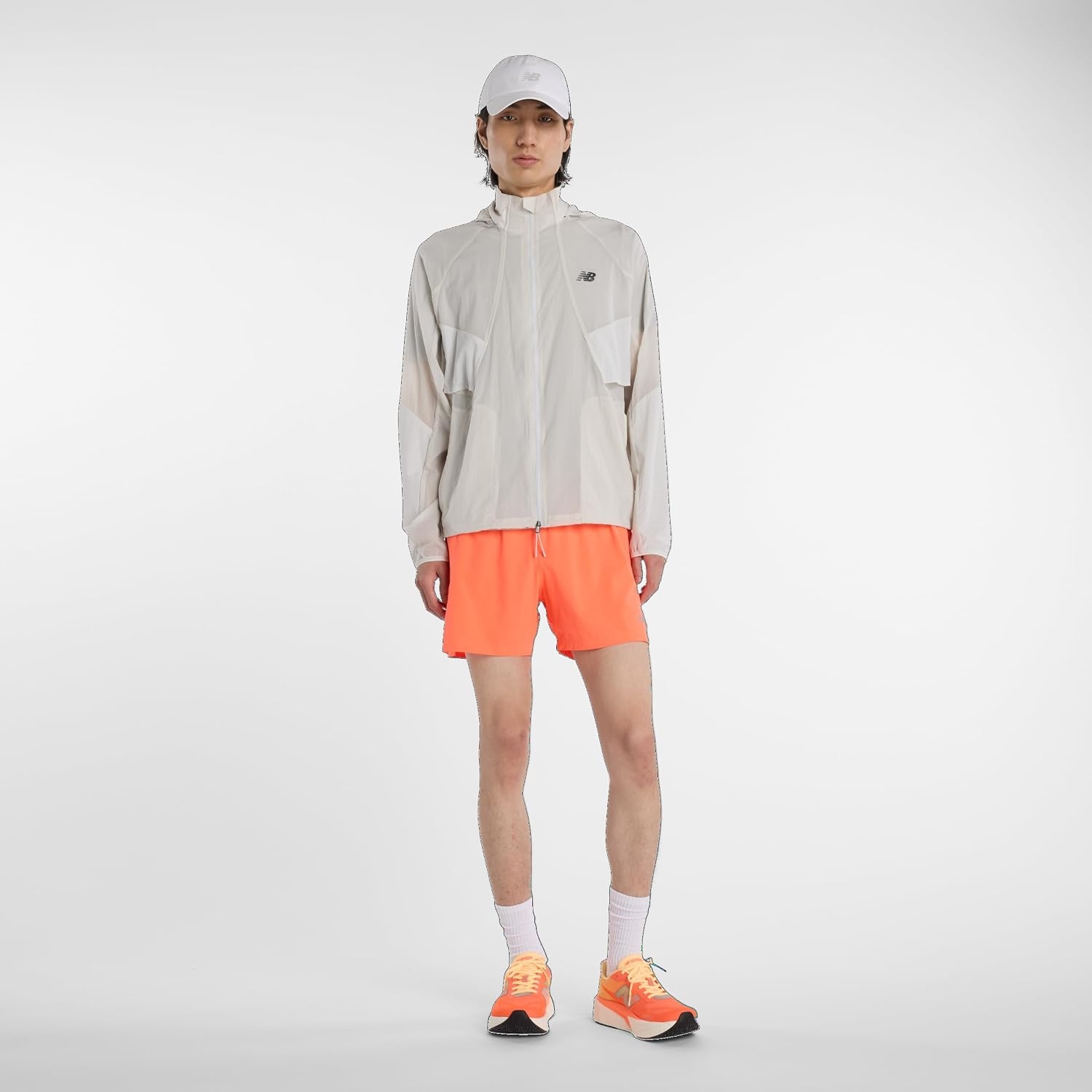 image:imageNew Balance Mens RC Short 5Tangerine Heat