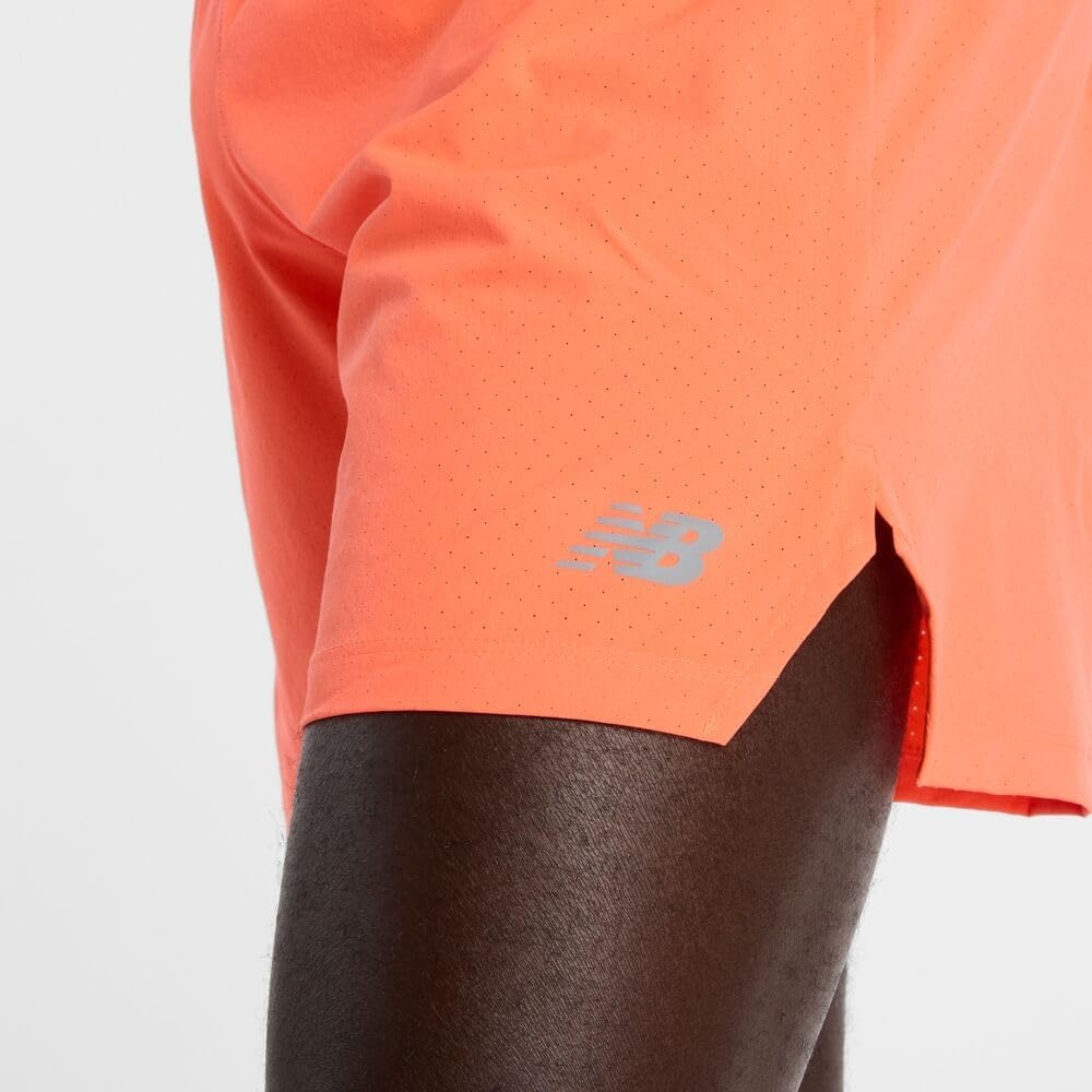 image:imageNew Balance Mens Rc Short 7Tangerine Heat