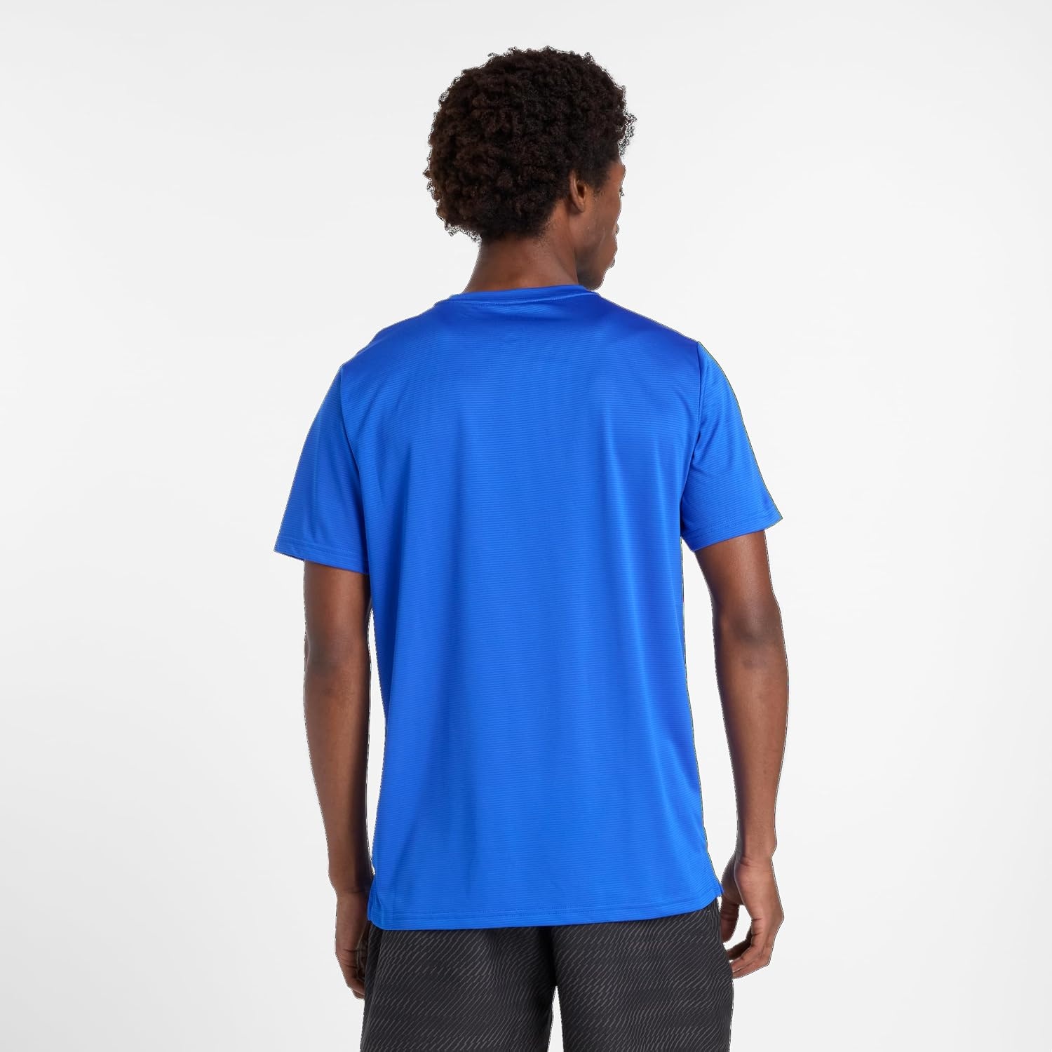 image:imageNew Balance Mens Sport Essentials Heathertech TShirtBlue Gemstone