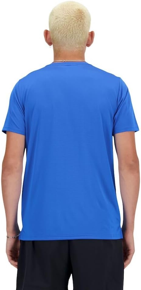 image:imageNew Balance Mens Sport Essentials Heathertech TShirtBlue Oasis