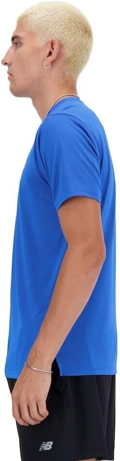 image:imageNew Balance Mens Sport Essentials Heathertech TShirtBlue Oasis