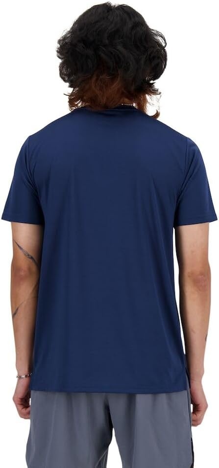 image:imageNew Balance Mens Sport Essentials Heathertech TShirtNb Navy