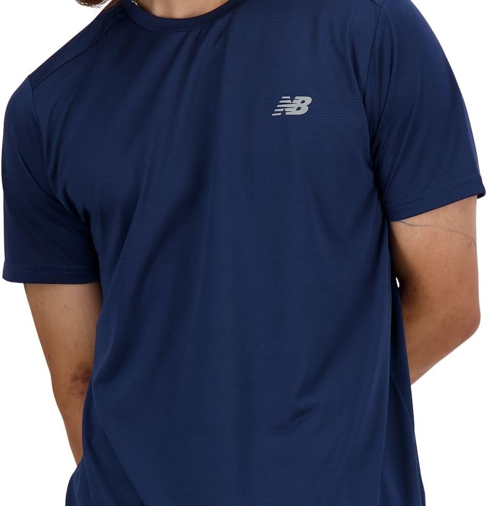 image:imageNew Balance Mens Sport Essentials Heathertech TShirtNb Navy