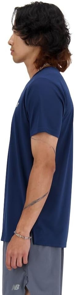 image:imageNew Balance Mens Sport Essentials Heathertech TShirtNb Navy