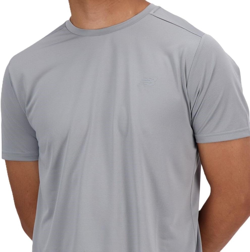 image:imageNew Balance Mens Sport Essentials Heathertech TShirtSlate Grey
