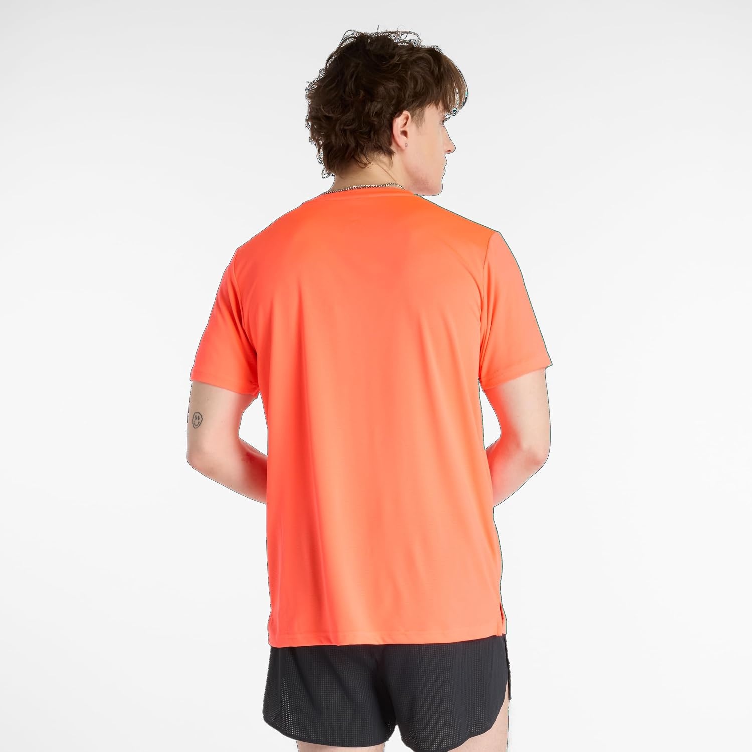 image:imageNew Balance Mens Sport Essentials Heathertech TShirtUrgent Red