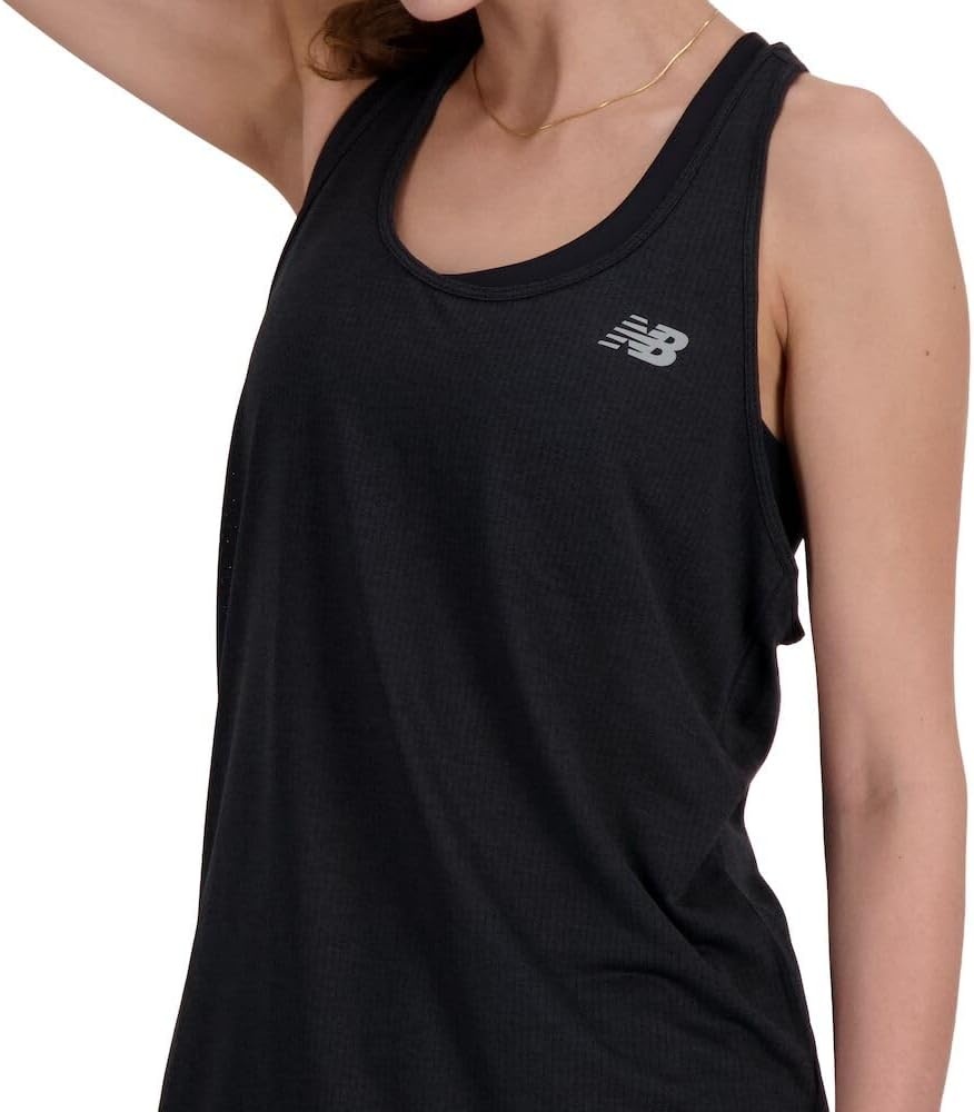 image:imageNew Balance Womens New Balance Womens Athletics TankBlack Heather