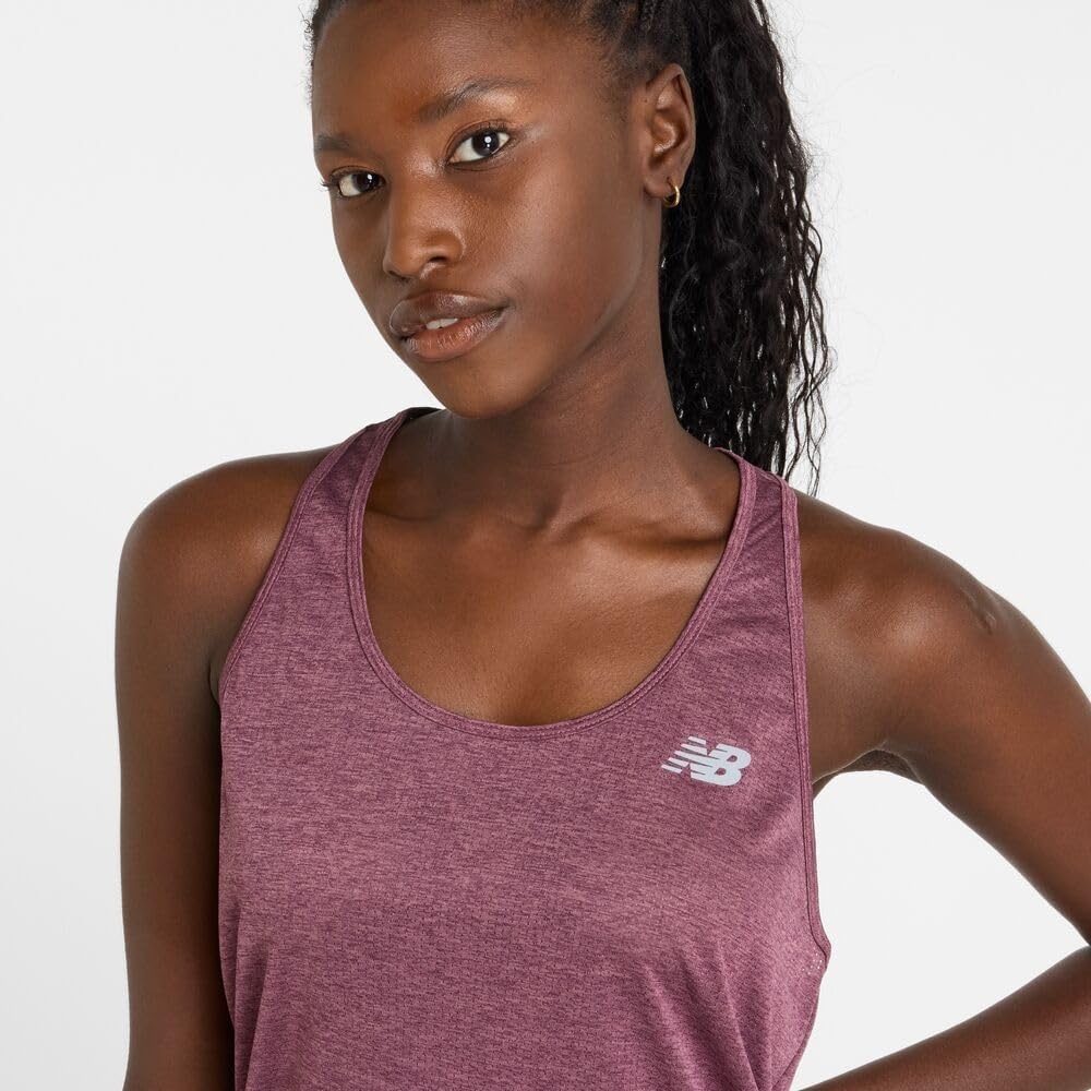 image:imageNew Balance Womens New Balance Womens Athletics TankFaded Plum Heather