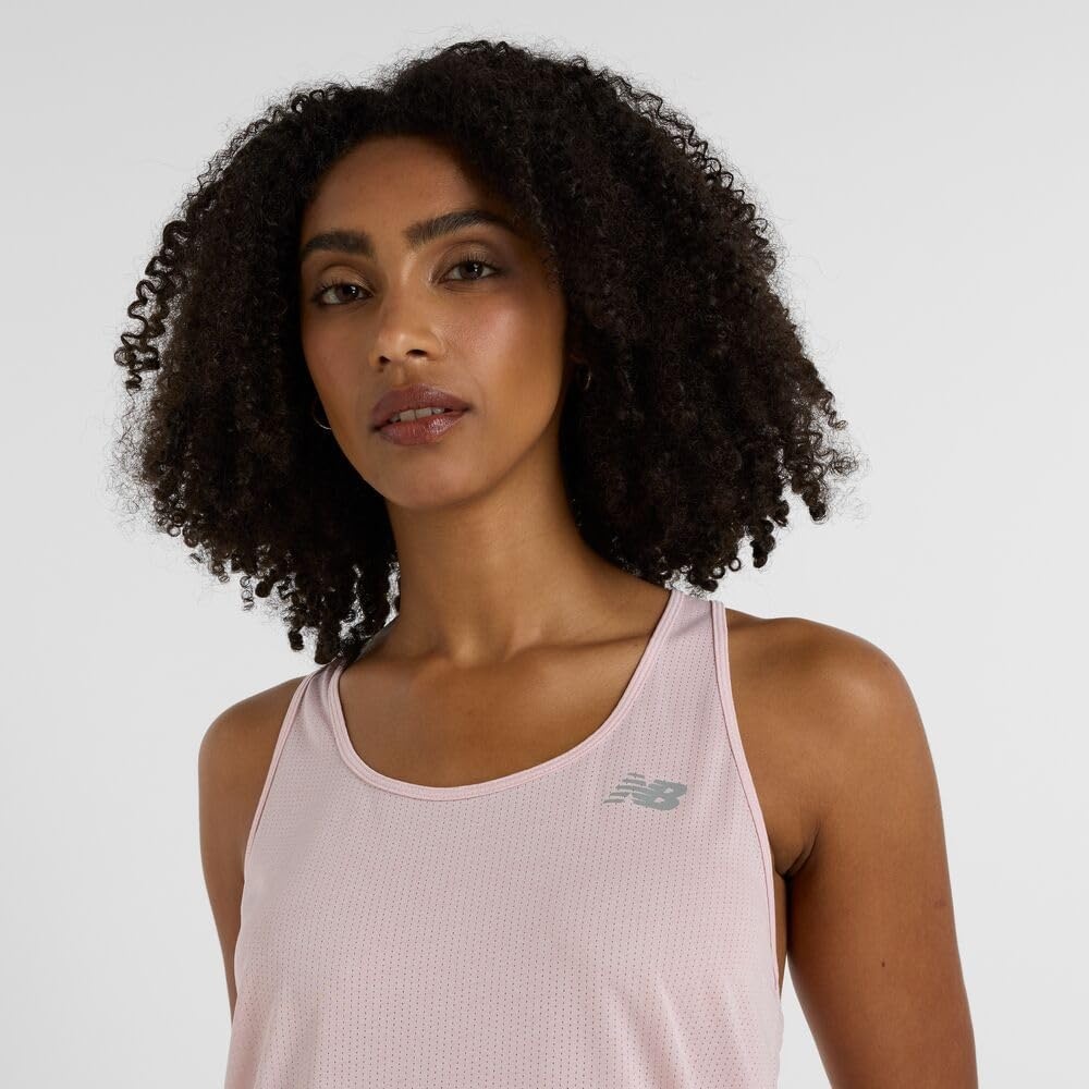 image:imageNew Balance Womens New Balance Womens Athletics TankRose Sugar Heather
