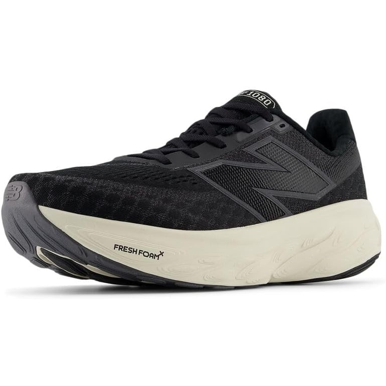 image:imageNew Balance Mens Fresh Foam X 1080 V14 Running ShoeBlackMagnetLinen