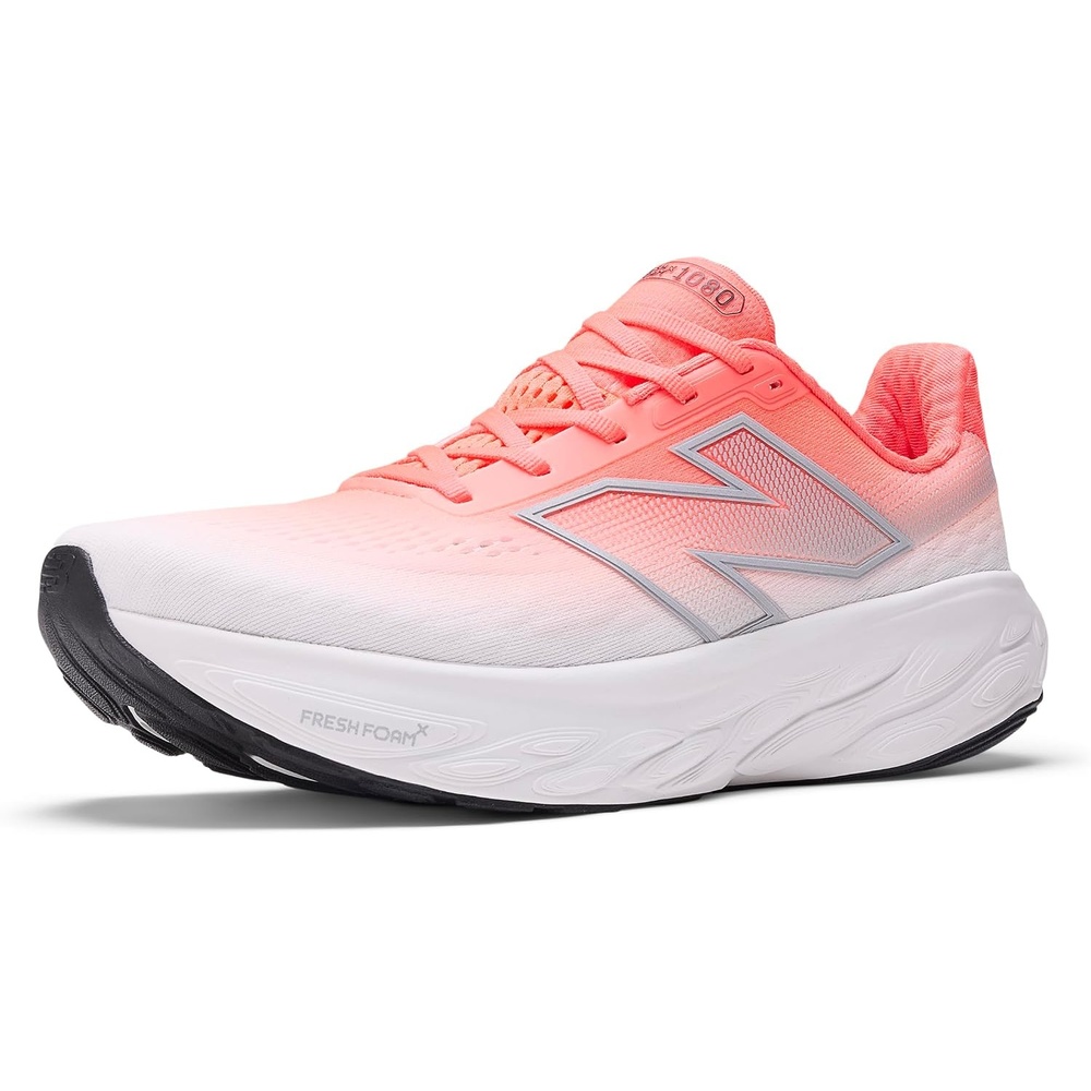 image:imageNew Balance Mens Fresh Foam X 1080 V14 Running ShoeUrgent RedReflectionBlack