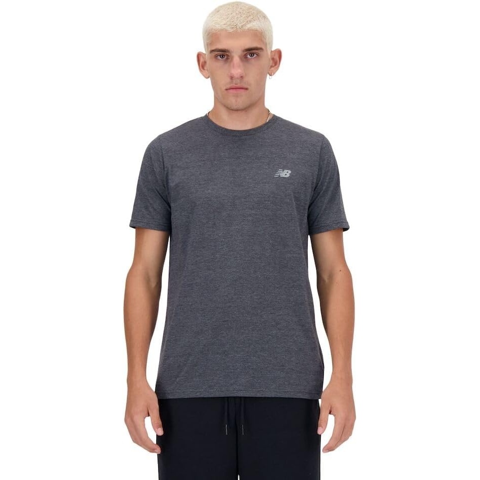 image:imageNew Balance Mens Sport Essentials Heathertech TShirtBlack Heather
