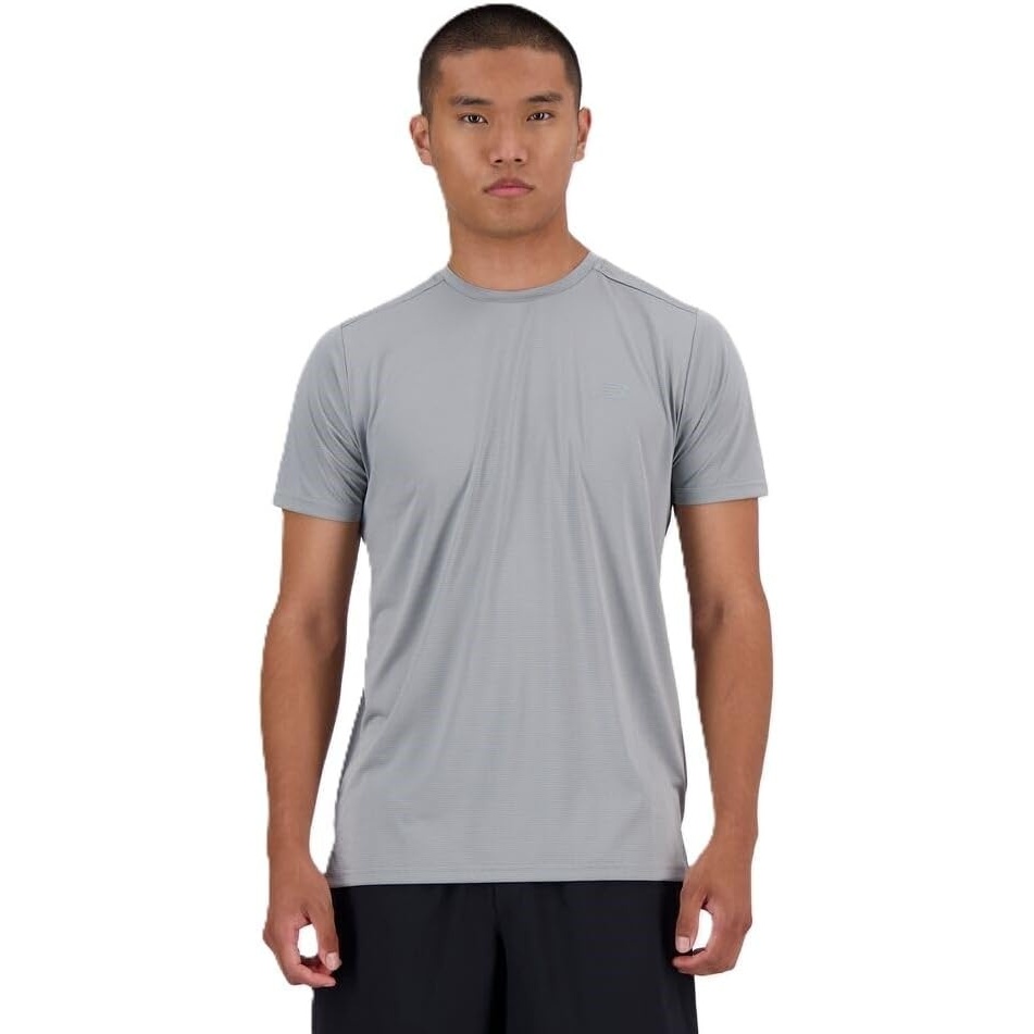 image:imageNew Balance Mens Sport Essentials Heathertech TShirtSlate Grey