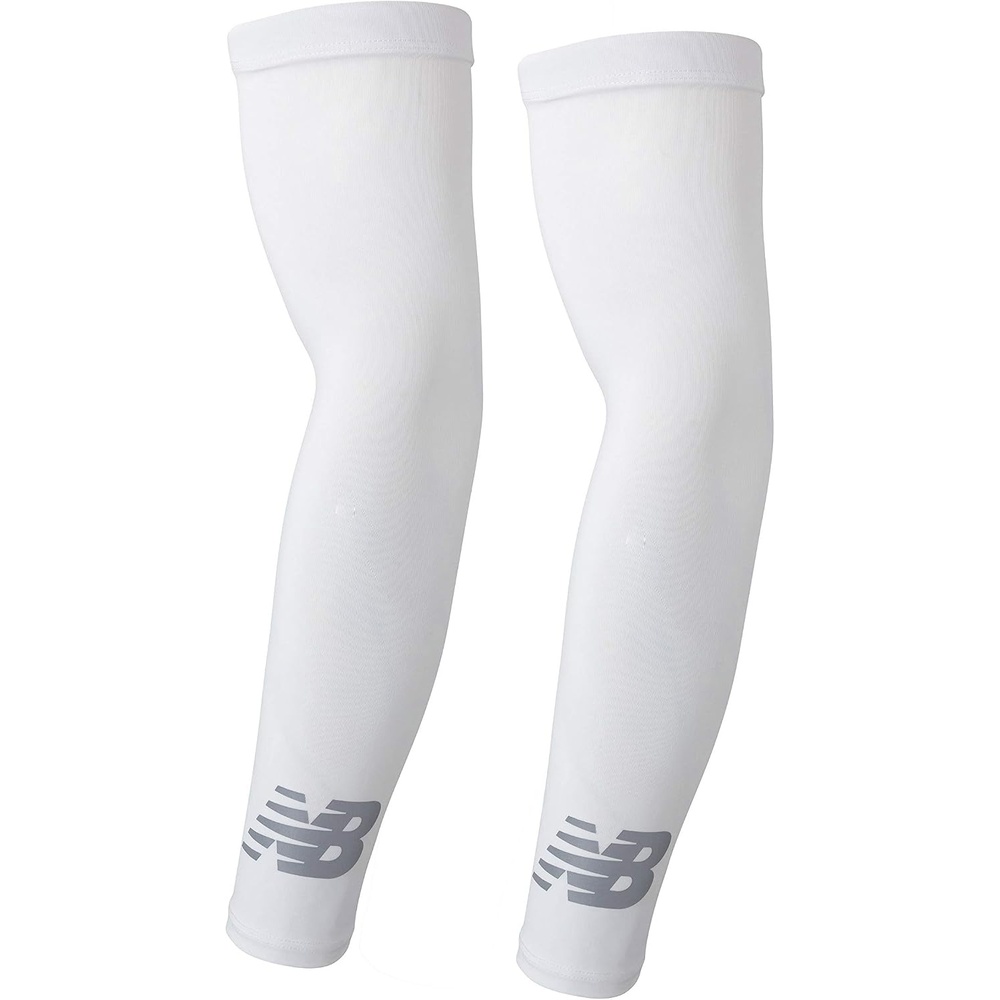 image:imageNew Balance Unisex Outdoor Sports Compression Arm Sleeves Arm Warmer 1 PairWhite