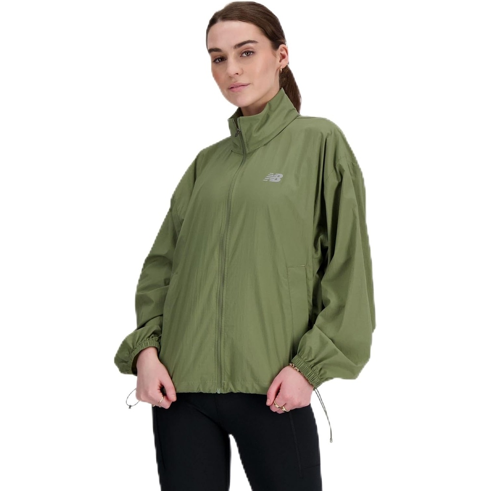 image:imageNew Balance Womens Athletics Packable JacketDark Olivine