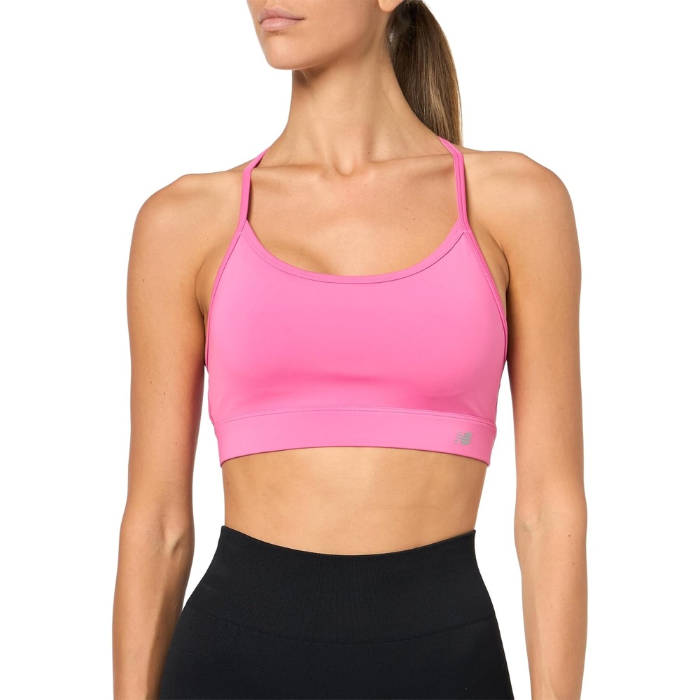 image:imageNew Balance Womens Nb Essential Yoga BraPink Satin