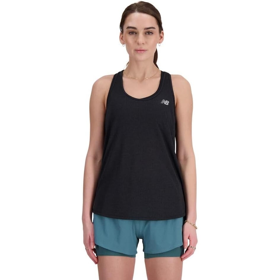 image:imageNew Balance Womens New Balance Womens Athletics TankBlack Heather