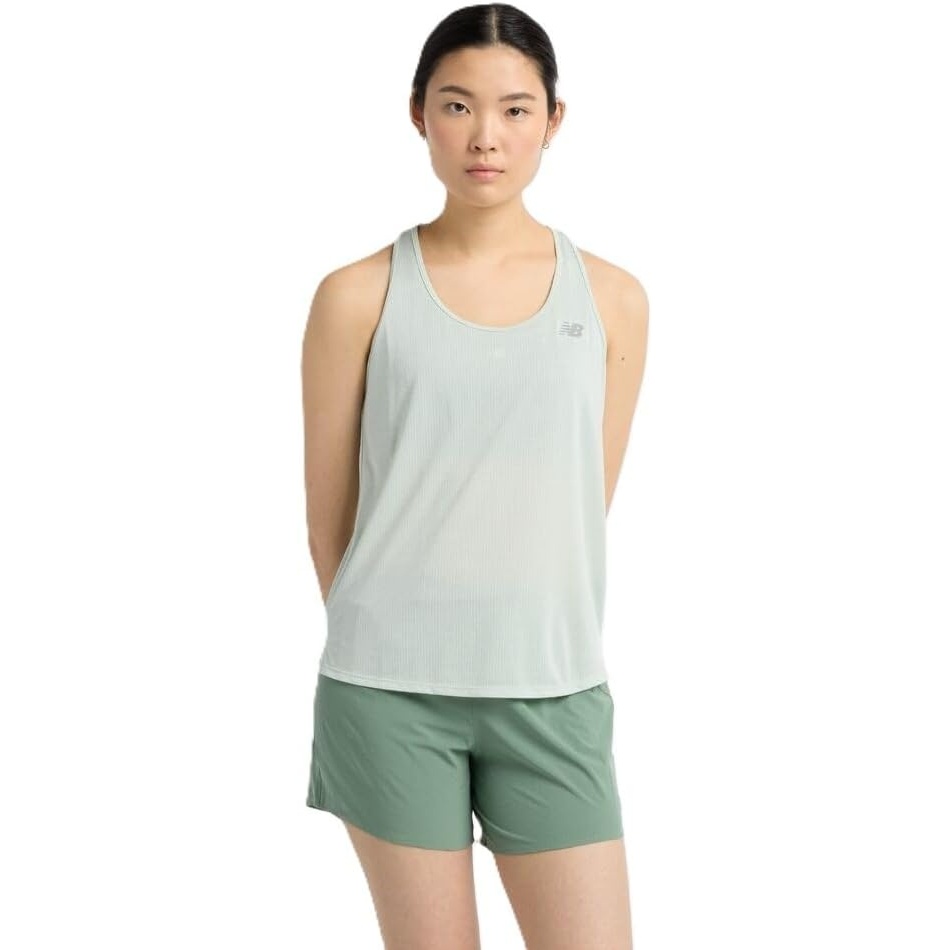 image:imageNew Balance Womens New Balance Womens Athletics TankClay Ash Heather