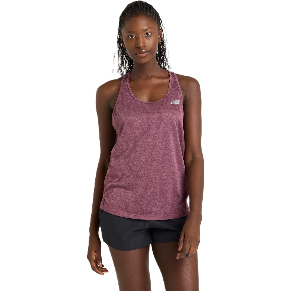 image:imageNew Balance Womens New Balance Womens Athletics TankFaded Plum Heather