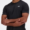 New Balance Mens Athletics T-Shirt(Black)