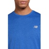 New Balance Mens Athletics T-Shirt(Blue Gemstone Heather)