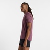 New Balance Mens Athletics T-Shirt(Faded Plum)
