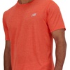 New Balance Mens Athletics T-Shirt(Neo Flame Heather)